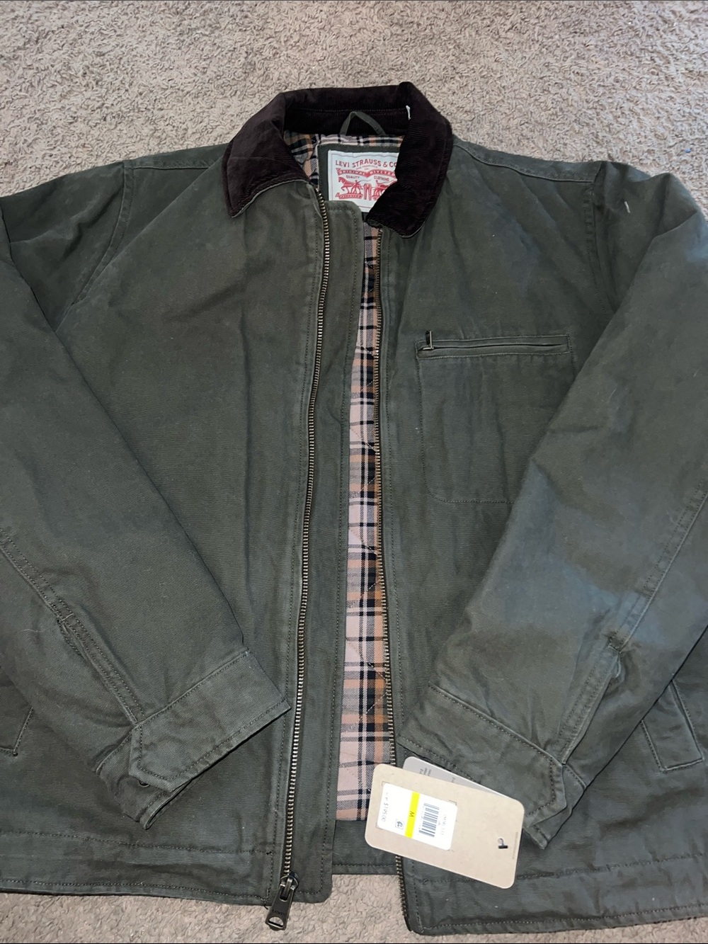 Levi’s Jacket with Corduroy Collar